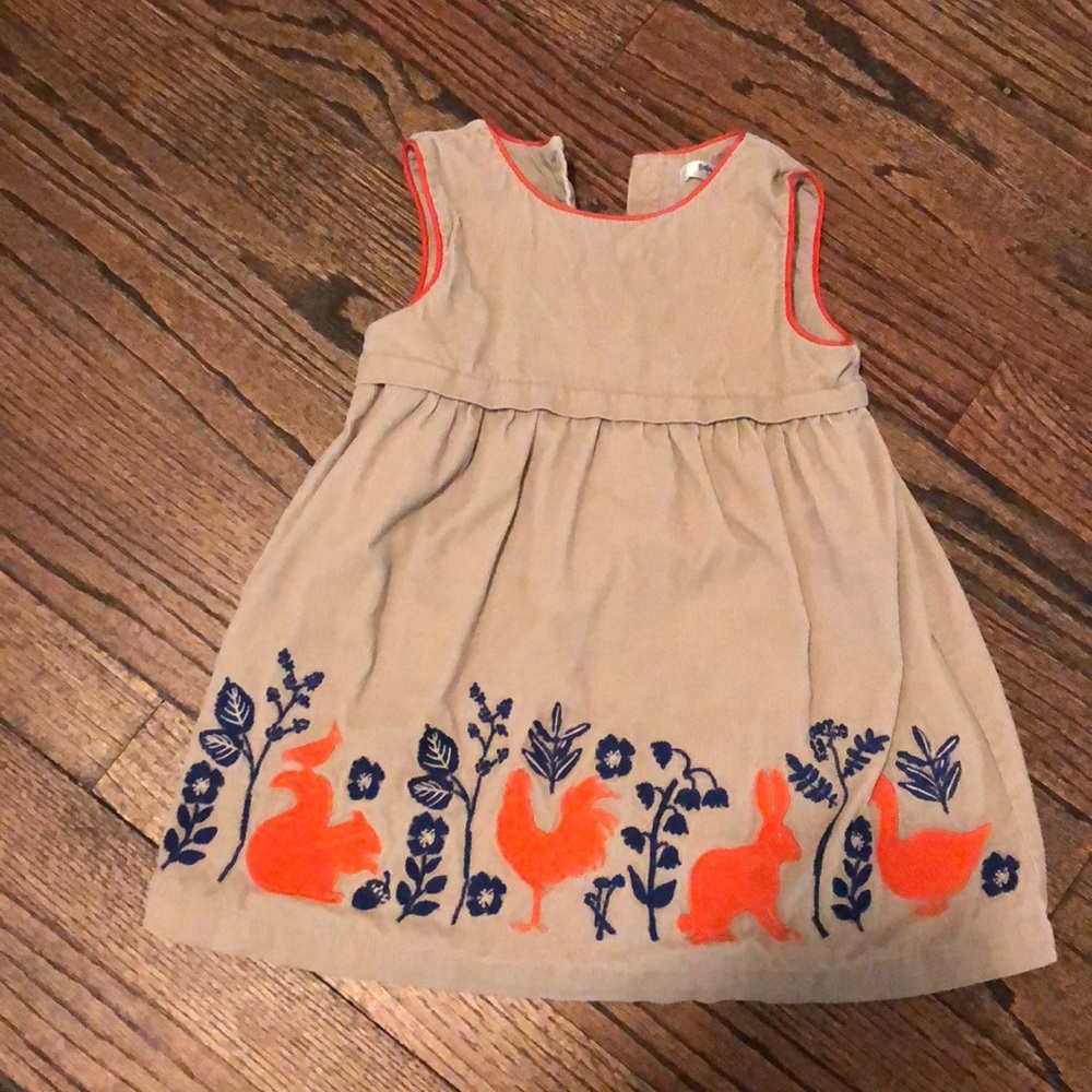 Baby Boden corduroy pinnie